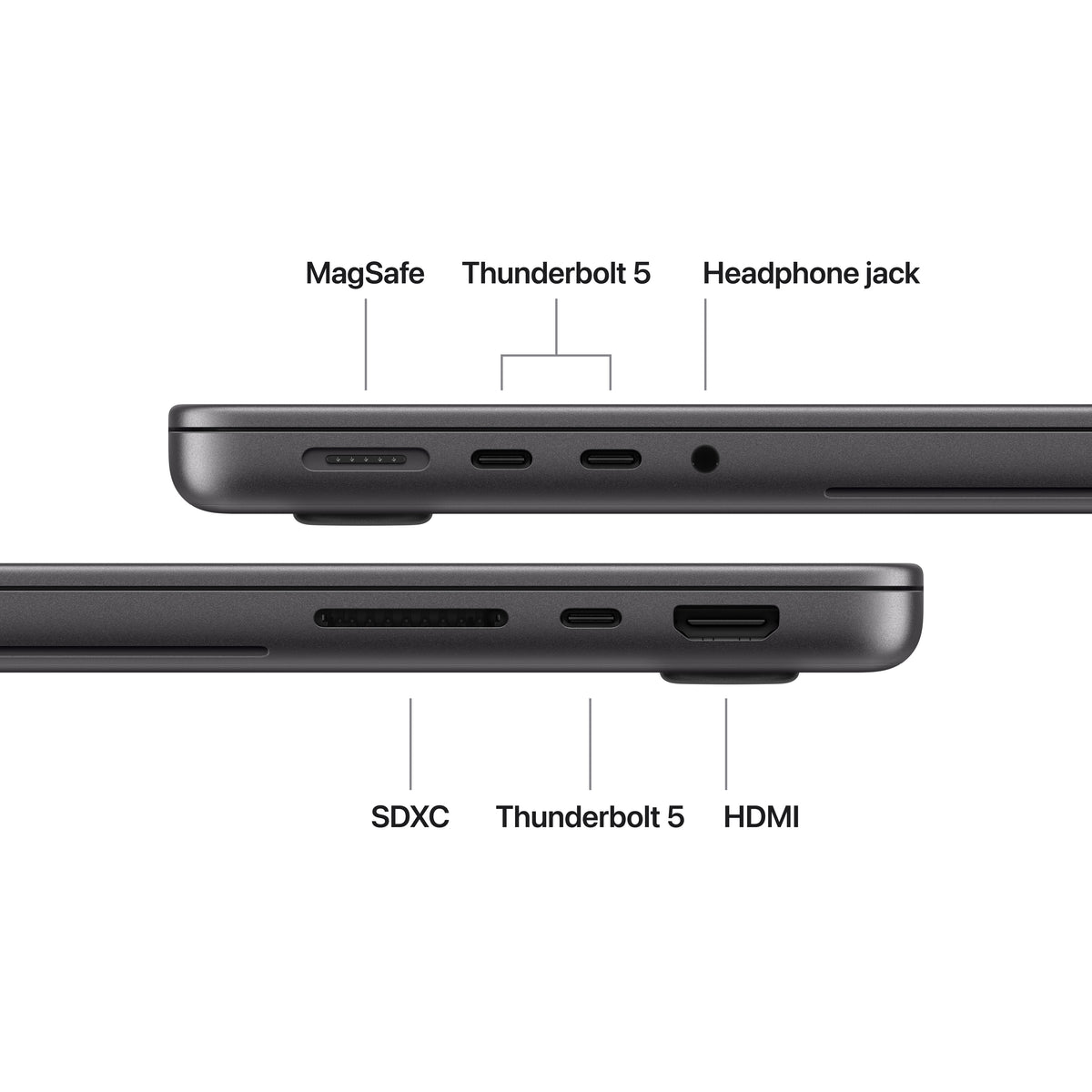 14-inch MacBook Pro with PROLED XDR Display (M5 Max) - Space Black - Standard Display