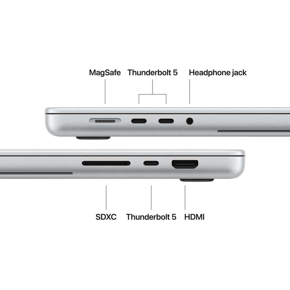 16-inch MacBook Pro with PROLED XDR Display (M5 Pro) - Silver - Nano-Texture Display
