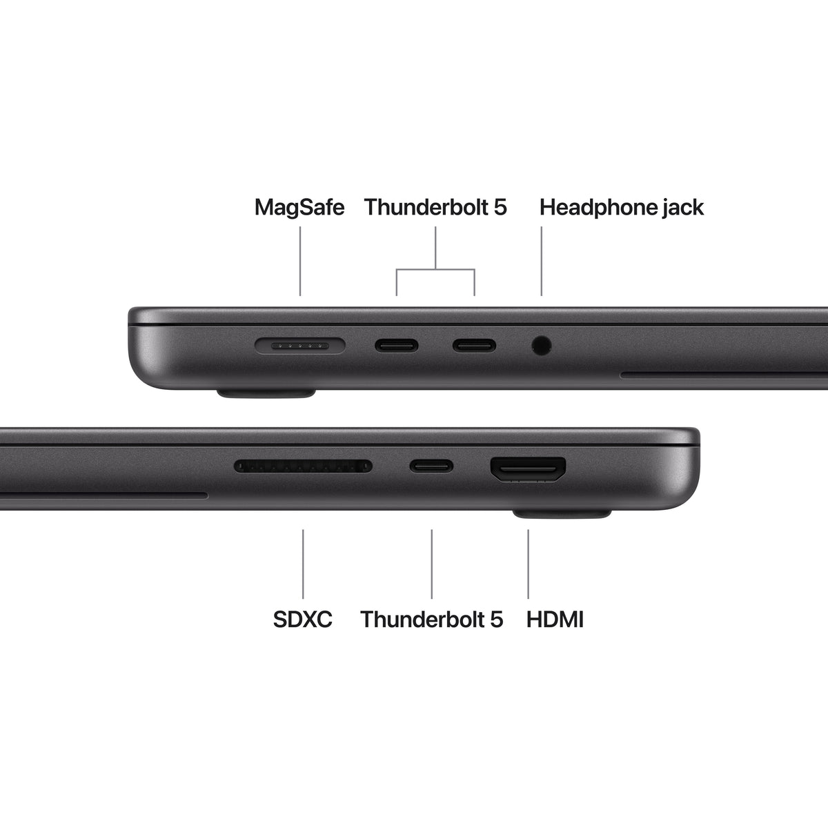 16-inch MacBook Pro with PROLED XDR Display (M5 Pro) - Space Black - Standard Display