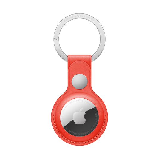 AirTag Leather Key Ring - (PRODUCT)RED